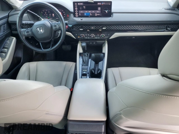 2023 Honda Accord EX-L с VIN 1HGCY2F60PA005542, выставлен на аукционе Copart как лот 62561265 с пробегом 48 591 миль миль и Списание • Salvage title. История ставок и продаж доступна на DreamBid. Изображение 8.