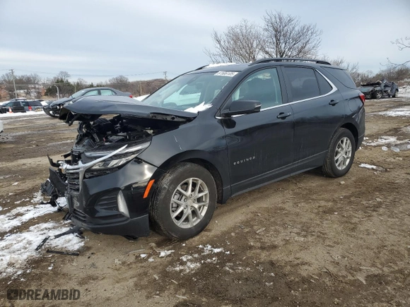 2024 Chevrolet Equinox LT with VIN 3GNAXKEG9RL274743, listed as a Copart auction lot 87686105 with 14,337 mi miles and Salvage Title. Bid and sale history available at carsss.com. Image 1.