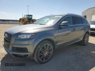 2014 Audi Q7 z VIN WA1MMDFE5ED014325, wystawiony jako Copart lot #55428225 z przebiegiem 253 487 mil mil oraz Czysty tytuł • Clean title. Historia ofert i sprzedaży dostępna na DreamBid. Obrazek 1.