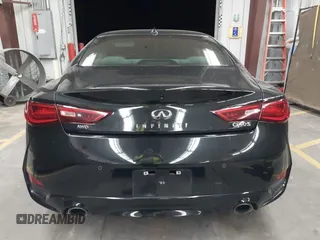 2022 Infiniti Q60 Red Sport 400 with VIN JN1FV7LL4NM680157, listed as a IAAI auction lot 42408607 with 49,060 mi miles and . Bid and sale history available at DreamBid. Image 16.