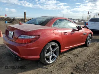 2015 Mercedes-Benz SLK-Class SLK 250 with VIN WDDPK4HA4FF104659, listed as a Copart auction lot 45930934 with 23,641 mi miles. Bid and sale history available at carsss.com. Image 3.