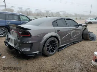 2021 Dodge Charger Scat Pack Widebody with VIN 2C3CDXGJ9MH633949, listed as a Copart auction lot 45138345 with 37,952 mi miles and Clean Title. Bid and sale history available at carsss.com. Image 3.