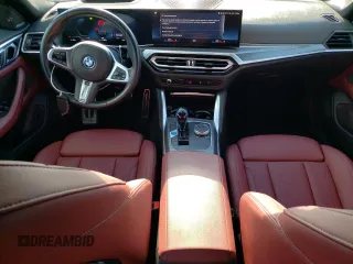 2023 BMW i4 eDrive40 with VIN WBY73AW07PFN94675, listed as a Copart auction lot 76434253 with 11,463 mi miles. Bid and sale history available at carsss.com. Image 8.