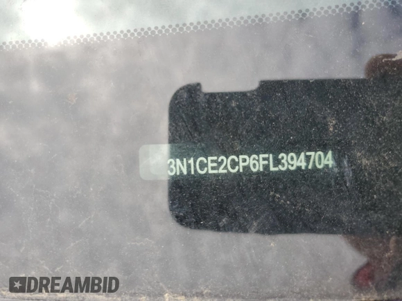 2015 Nissan Note S with VIN 3N1CE2CP6FL394704, listed as a Copart auction lot 58329515 with 88,414 mi miles and Salvage title. Bid and sale history available at DreamBid. Image 12.