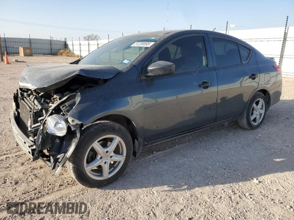 2016 Nissan Versa S Plus with VIN 3N1CN7APXGL822128, listed as a Copart auction lot 51239595 with 86,701 mi miles and Salvage Title. Bid and sale history available at carsss.com. Image 1.