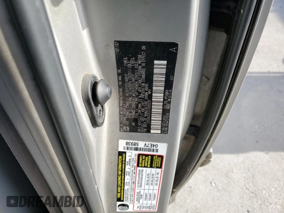 2007 Toyota Sienna XLE with VIN 5TDZK22C57S093237, listed as a Copart auction lot 43329095 with 202,538 mi miles and Salvage Title. Bid and sale history available at carsss.com. Image 13.