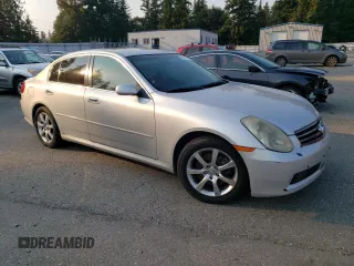 2006 Infiniti G35 with VIN JNKCV51F06M617266, listed as a Copart auction lot 70624804 with 276,847 mi miles and Clean Title. Bid and sale history available at DreamBid. Image 4.
