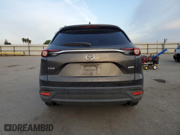2017 Mazda CX-9 Sport with VIN JM3TCABY2H0134735, listed as a Copart auction lot 55098725 with 173,818 mi miles and Salvage Title. Bid and sale history available at carsss.com. Image 6.