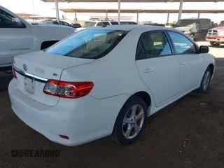 2011 Toyota Corolla L with VIN 2T1BU4EE3BC604630, listed as a IAAI auction lot 41986565 with 132,325 mi miles. Bid and sale history available at carsss.com. Image 4.