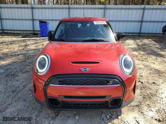 2023 MINI Hardtop 4 Door Cooper S with VIN WMW53DK08P2S87889, listed as a Copart auction lot 45913315 with 19,647 mi miles and Salvage Title. Bid and sale history available at carsss.com. Image 5.