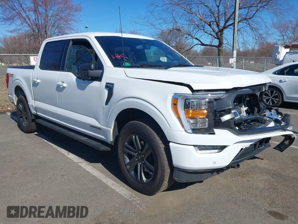 2023 Ford F-150 XL with VIN 1FTFW1ED0PFA18306, listed as a IAAI auction lot 41690965 with 49,988 mi miles. Bid and sale history available at carsss.com. Image 1.