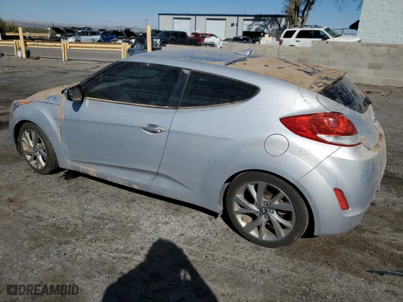 2016 Hyundai Veloster with VIN KMHTC6AD7GU280426, listed as a Copart auction lot 77609894 with 0 mi miles and Salvage Title. Bid and sale history available at carsss.com. Image 2.