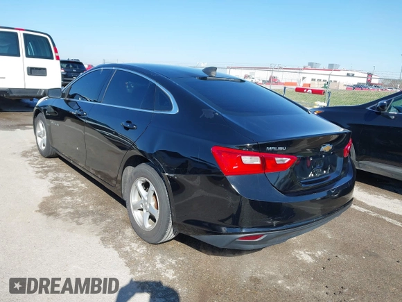 2017 Chevrolet Malibu LS with VIN 1G1ZB5ST5HF290145, listed as a IAAI auction lot 41868572 with 118,935 mi miles and . Bid and sale history available at DreamBid. Image 3.