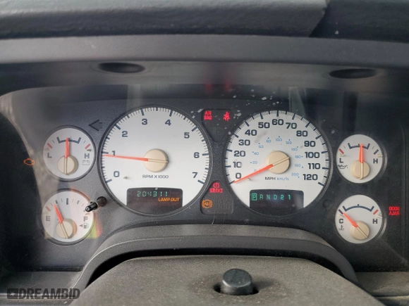 2002 Dodge Ram 1500 with VIN 1D7HA18N62S661230, listed as a Copart auction lot 52129625 with 204,311 mi miles and Clean Title. Bid and sale history available at carsss.com. Image 9.