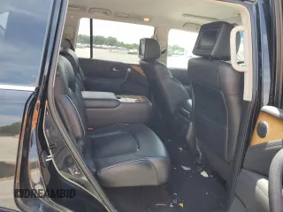 2012 Infiniti QX56 7-passenger with VIN JN8AZ2NE6C9021479, listed as a Copart auction lot 58426124 with 204,710 mi miles and Clean Title. Bid and sale history available at carsss.com. Image 10.