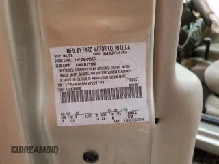 2001 Ford Focus ZTS with VIN 1FAFP38381W291194, listed as a Copart auction lot 43190085 with 131,339 mi miles and Salvage Title. Bid and sale history available at carsss.com. Image 12.