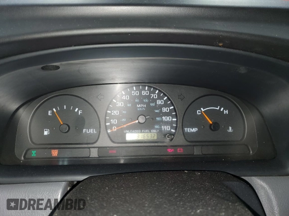 1999 Nissan Frontier XE with VIN 1N6ED26Y5XC308158, listed as a Copart auction lot 84320904 with 316,532 mi miles and Clean title. Bid and sale history available at DreamBid. Image 9.