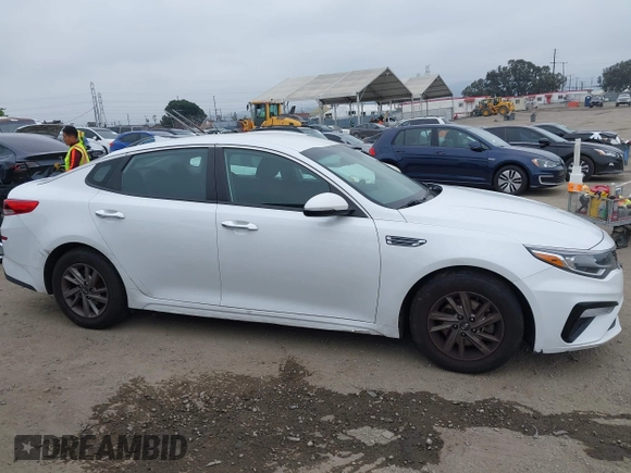 2019 Kia Optima LX with VIN 5XXGT4L35KG324274, listed as a IAAI auction lot 42111177 with 126,494 mi miles. Bid and sale history available at carsss.com. Image 13.