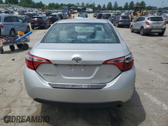 2016 Toyota Corolla L with VIN 5YFBURHE2GP478213, listed as a Copart auction lot 61930855 with 46,615 mi miles and Salvage title. Bid and sale history available at DreamBid. Image 6.