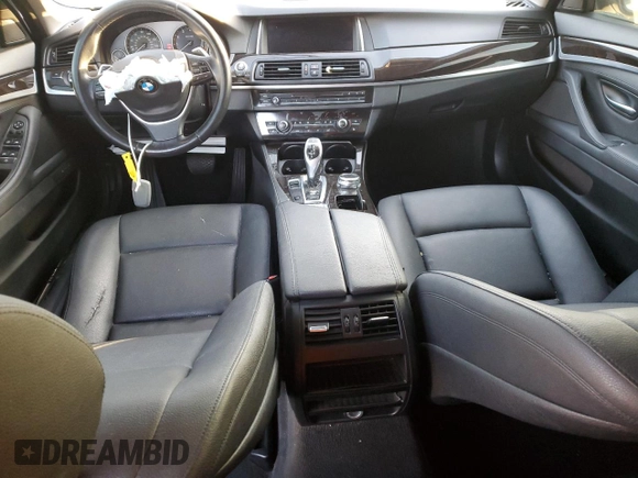 2016 BMW 5 Series 528i with VIN WBA5A5C51GD528217, listed as a Copart auction lot 46084325 with 139,840 mi miles and Salvage Title. Bid and sale history available at carsss.com. Image 8.