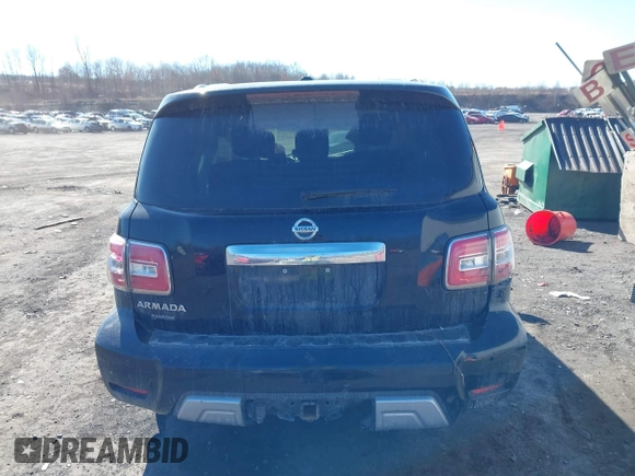 2017 Nissan Armada SV z VIN JN8AY2NC2H9504072, wystawiony jako IAAI lot #41660343 z przebiegiem 106 316 mil mil oraz . Historia ofert i sprzedaży dostępna na DreamBid. Obrazek 16.