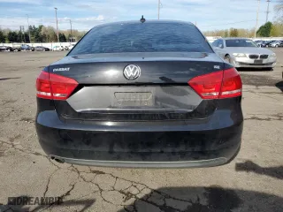 2014 Volkswagen Passat SE with VIN 1VWBP7A32EC008691, listed as a Copart auction lot 50271685 with 136,477 mi miles and Salvage Title. Bid and sale history available at carsss.com. Image 6.