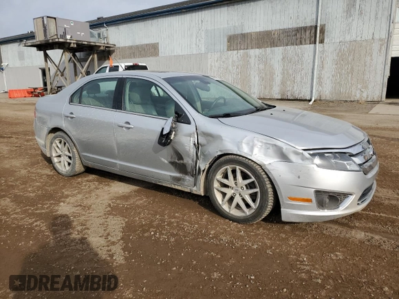 2012 Ford Fusion SEL with VIN 3FAHP0JA3CR363781, listed as a Copart auction lot 49696235 with 185,280 mi miles and Clean Title. Bid and sale history available at DreamBid. Image 4.