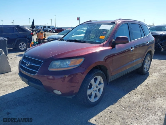 2008 Hyundai Santa Fe SE with VIN 5NMSH13E68H146106, listed as a IAAI auction lot 41747474 with 190,907 mi miles. Bid and sale history available at carsss.com. Image 2.