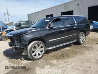 2016 Cadillac Escalade ESV Luxury Collection z VIN 1GYS3HKJ2GR179744, wystawiony jako Copart lot #55237205 z przebiegiem 194 651 mil mil oraz Szkoda całkowita • Salvage title. Historia ofert i sprzedaży dostępna na DreamBid. Obrazek 1.