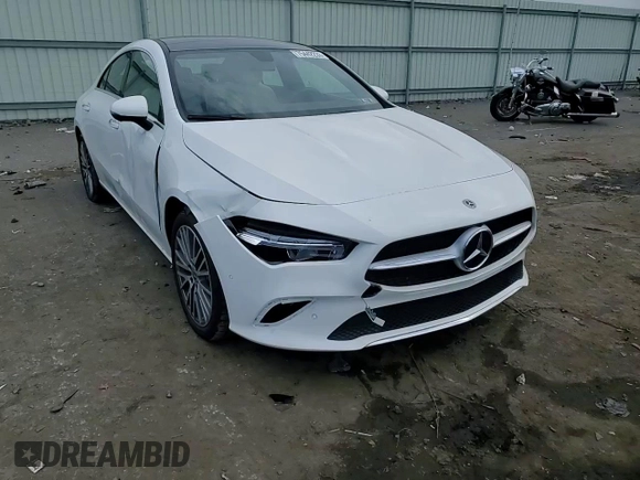 2022 Mercedes-Benz CLA 250 with VIN W1K5J4HB5NN300911, listed as a Copart auction lot 75442233 with 3,595 mi miles and . Bid and sale history available at DreamBid. Image 10.