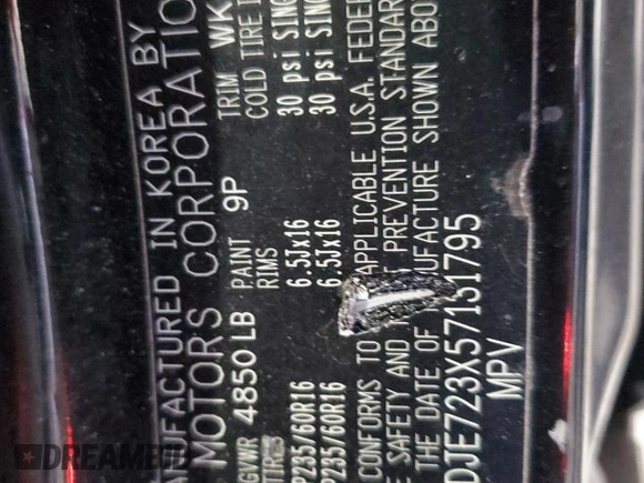 2005 Kia Sportage LX with VIN KNDJE723X57131795, listed as a Copart auction lot 79035214 with 146,746 mi miles and Salvage Title. Bid and sale history available at carsss.com. Image 15.