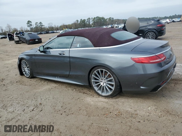 2017 Mercedes-Benz S 550 with VIN WDDXK8CB6HA022245, listed as a Copart auction lot 41461915 with Not Provided miles and Non Repairable. Bid and sale history available at DreamBid. Image 2.
