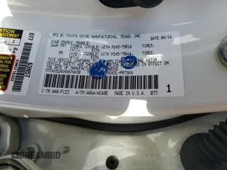 2017 Toyota Tacoma SR z VIN 5TFAX5GNXHX074690, wystawiony jako Copart lot #56672165 z przebiegiem 107 292 mil mil oraz Szkoda całkowita • Salvage title. Historia ofert i sprzedaży dostępna na DreamBid. Obrazek 12.