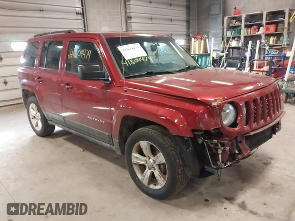 2016 Jeep Patriot High Altitude Edition with VIN 1C4NJRFB5GD685731, listed as a IAAI auction lot 41804474 with 125,184 mi miles. Bid and sale history available at carsss.com. Image 1.