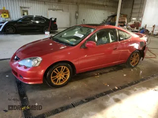 2002 Acura RSX Auto with VIN JH4DC54872C025385, listed as a Copart auction lot 81033264 with 205,653 mi miles and Salvage Title. Bid and sale history available at carsss.com. Image 1.