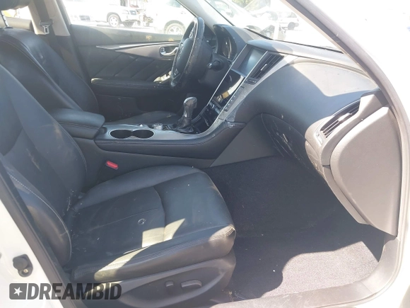 2014 Infiniti Q50 Premium with VIN JN1BV7AP8EM674009, listed as a IAAI auction lot 42598117 with 158,411 mi miles and . Bid and sale history available at DreamBid. Image 5.