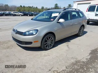 2013 Volkswagen Jetta SportWagen TDI with VIN 3VWML7AJ6DM692578, listed as a IAAI auction lot 41990222 with 83,385 mi miles. Bid and sale history available at carsss.com. Image 2.