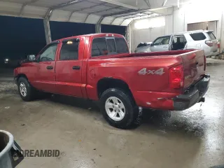 2006 Dodge Dakota ST with VIN 1D7HW28K36S627328, listed as a Copart auction lot 43163905 with 196,433 mi miles and Salvage Title. Bid and sale history available at DreamBid. Image 2.