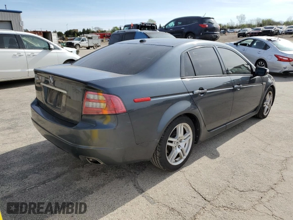 2007 Acura TL with VIN 19UUA66267A044410, listed as a Copart auction lot 55256715 with 143,293 mi miles and Clean Title. Bid and sale history available at carsss.com. Image 3.