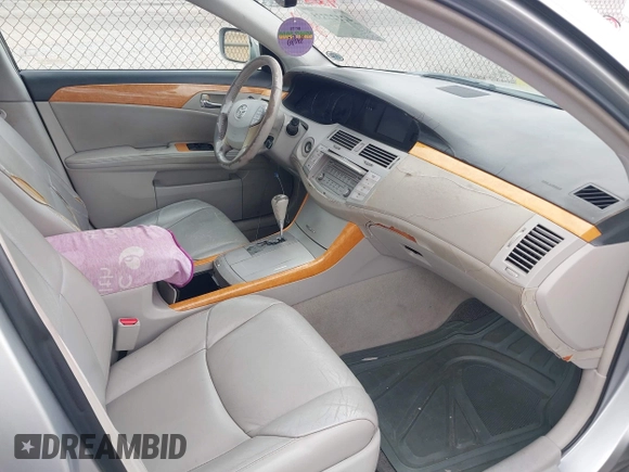 2007 Toyota Avalon XL with VIN 4T1BK36B47U191188, listed as a IAAI auction lot 42127335 with 213,701 mi miles. Bid and sale history available at carsss.com. Image 5.