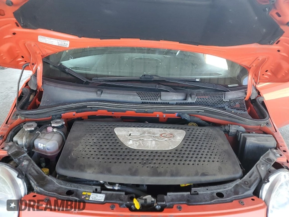 2013 FIAT 500e with VIN 3C3CFFGE7DT751092, listed as a Copart auction lot 54049135 with 66,997 mi miles and Clean Title. Bid and sale history available at carsss.com. Image 11.