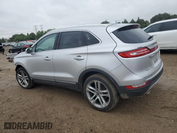2019 Lincoln MKC Reserve with VIN 5LMCJ3D95KUL22724, listed as a Copart auction lot 56861795 with 59,275 mi miles and Salvage title. Bid and sale history available at DreamBid. Image 2.