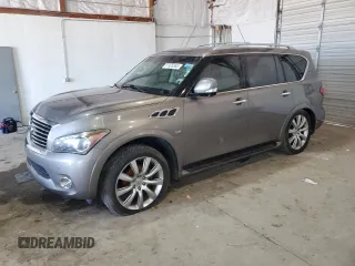 2014 Infiniti QX80 with VIN JN8AZ2NE0E9061737, listed as a Copart auction lot 61926565 with Not provided miles and Clean title. Bid and sale history available at DreamBid. Image 1.