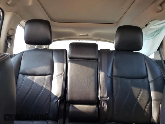 2013 Infiniti JX35 with VIN 5N1AL0MM0DC312554, listed as a Copart auction lot 72746054 with 256,514 mi miles and Salvage Title. Bid and sale history available at carsss.com. Image 10.