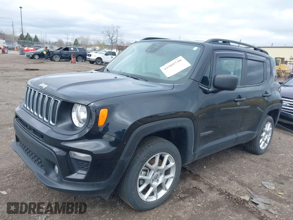2022 Jeep Renegade Latitude with VIN ZACNJDB15NPN64189, listed as a IAAI auction lot 41909748 with 34,956 mi miles and . Bid and sale history available at DreamBid. Image 17.