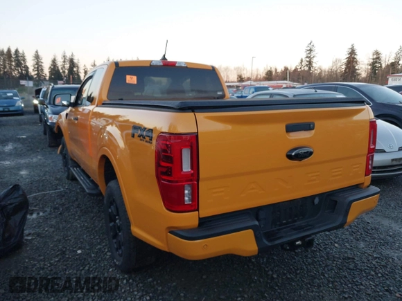 2021 Ford Ranger XL with VIN 1FTER1FH8MLD64959, listed as a IAAI auction lot 41342332 with 39,681 mi miles. Bid and sale history available at carsss.com. Image 3.