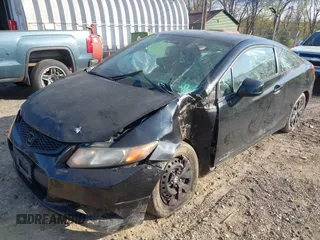 2012 Honda Civic Cpe LX with VIN 2HGFG3B51CH554925, listed as a IAAI auction lot 42122563 with 180,874 mi miles. Bid and sale history available at carsss.com. Image 6.