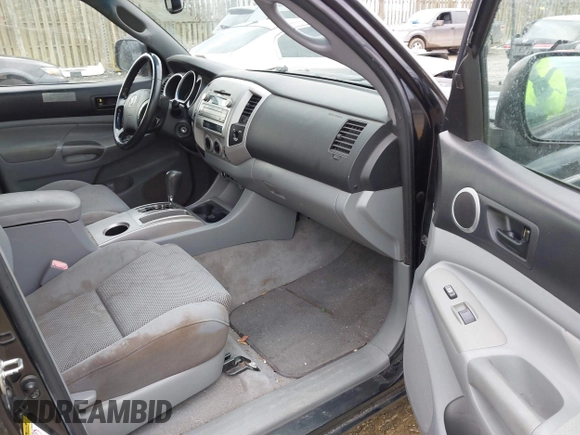 2010 Toyota Tacoma with VIN 5TEUU4EN8AZ696495, listed as a IAAI auction lot 41476399 with 141,396 mi miles and . Bid and sale history available at DreamBid. Image 5.