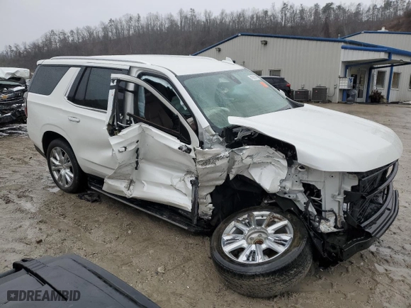 2022 Chevrolet Tahoe High Country with VIN 1GNSKTKLXNR341122, listed as a Copart auction lot 42952145 with 30,802 mi miles and Salvage Title. Bid and sale history available at carsss.com. Image 4.