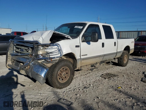 1999 Ford Super Duty F-250 XL with VIN 1FTNW21F6XEC74075, listed as a Copart auction lot 52581155 with 118,630 mi miles and Salvage Title. Bid and sale history available at carsss.com. Image 1.